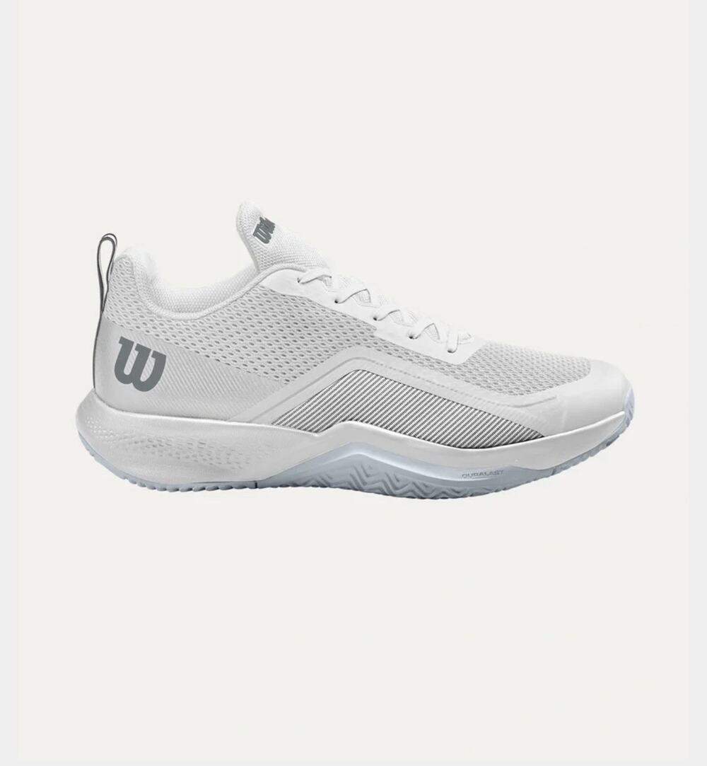 Wilson Rush Pro Lite Men’s 10 White Tennis Shoes Lightweight Court Sneakers